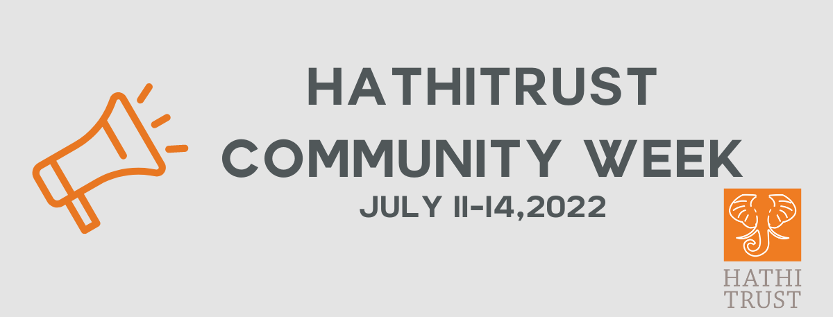 2022 Community Week July 11-14