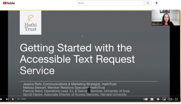 Webinar Recording: Getting Started with the Accessible Text Request ...